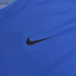 Nike Training Long Sleeve Logo T Shirt In Blue (Size Large)