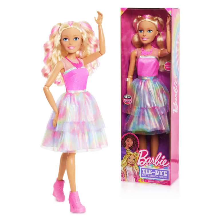 Barbie 28” Tie-Dye Best Friend doll - £32.99 + £3.49 delivery @ Home Bargains