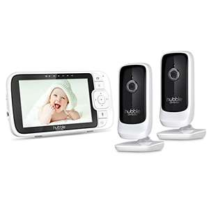 Hubble Connected Nursery View Premium Twin Cameras Video Baby Monitor with 5 Inch Screen - £56.14 @ Amazon