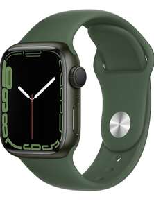 Apple Watch Series 7 (GPS, 41mm) - Green Aluminium Case with Clover Sport Band - Regular £328 @ Amazon