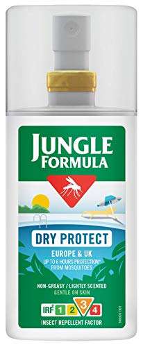 2 x Jungle Formula Dry Protect Insect Repellant 90ml - £9.88 for 2 with S&S