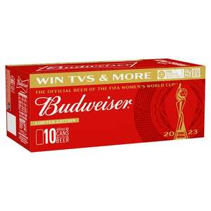 Budweiser 10 x 440ml £10 @ Waitrose