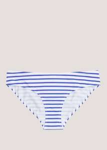 Blue & White Stripe Bikini Bottoms + 99p collection