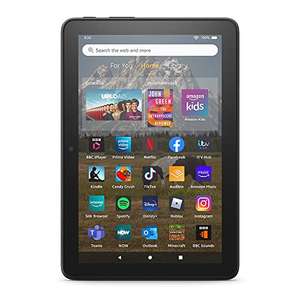 All-new Fire HD 8 tablet | 8-inch HD display, 32 GB, 2022 release, with ads, Black £41.99 @ Amazon