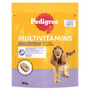 Pedigree Multivitamins Adult Dog Treats Immunity/Joint care/digestion 180g Clubcard price +,Try for £1 via Shopmium App