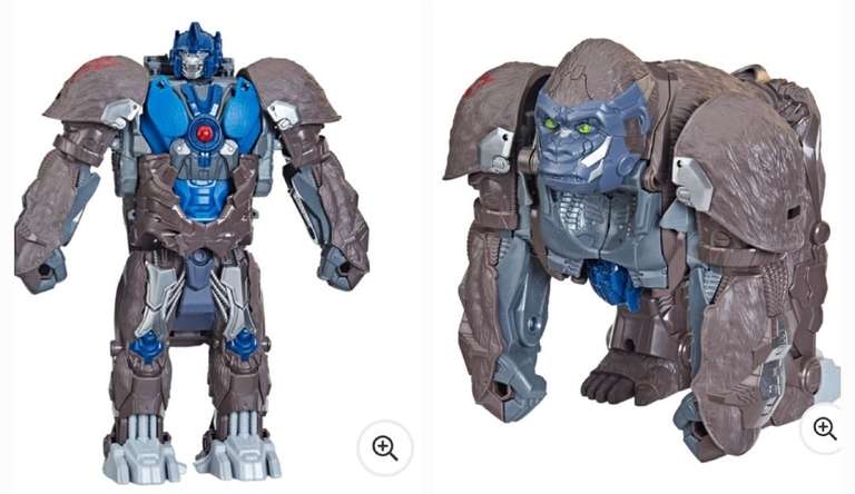 Transformers: Rise of the Beasts Smash Changer 23cm Optimus Primal Action Figure. 2 modes. Maximal. Free click & collect