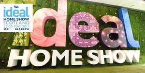 Ideal Home Show Scotland SEC, Glasgow. Thursday 26th May 2022 also include free access to the Eat & Drink Festival (With Code) @ See Tickets