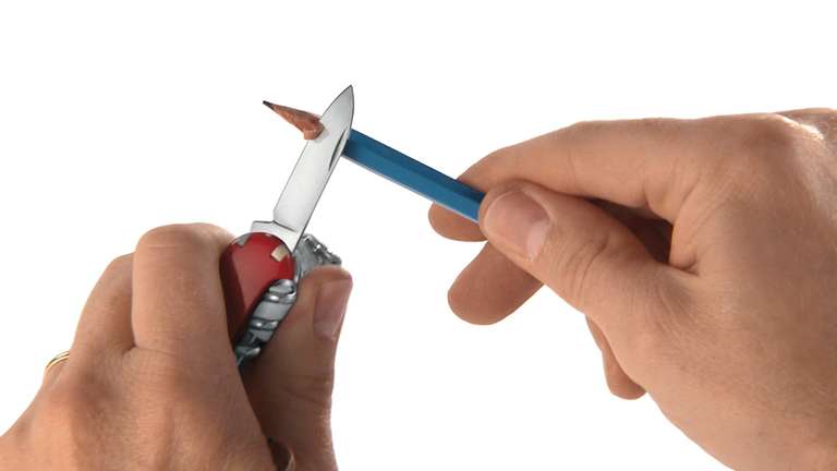 Victorinox Swiss Army Recruit Penknife, Medium, Multi Tool, 10 Functions, Blade, Can Opener, Red - 26% off RRP