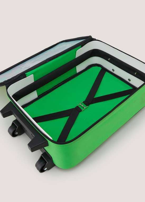 Kids Green Minecraft Suitcase - Cabin Click and collect 99p Free on £19.99 Spend