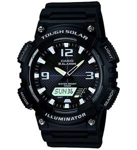 Casio Tough Solar Watch AQ-S810W-1AVEF, with Black Dial , 100m WR, 5 Alarms, Worldwide mode, for £29.70 with discount code at H Samuel