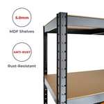 G-Rack Garage Shelving Unit: 180cm x 90cm x 40cm £24.99 using voucher - Dispatches from and Sold by G-Rack Ltd on Amazon
