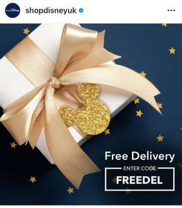 Free Delivery with discount code on ShopDisney U.K.