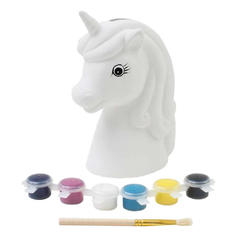 Paint your own unicorn money box (£2 click and collect)