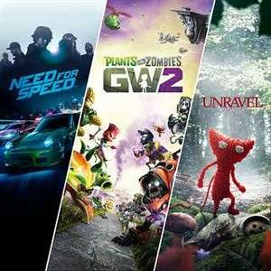 [Xbox One] EA Family Bundle Inc Plants Vs Zombies GW2, Need For Speed & Unravel - £3.49 @ Xbox Store