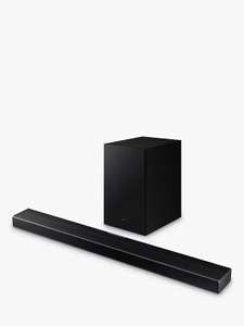 Samsung HW-Q600A Bluetooth Cinematic Sound Bar £449 + Save £200 on sound bar when purchased with ANY Samsung TV @ John Lewis & Partners