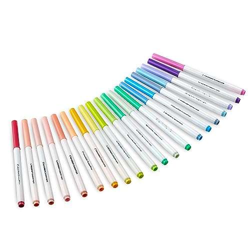 Crayola Pastel SuperTips Washable Markers - Assorted Colours (Pack of 20)