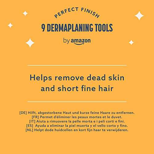 Eyebrow Razor Shaper, Facial Hair Remover and Trimmer, Exfoliating Dermaplaning tool (Pack of 9) - £4.09 / £3.89 sub & save @ Amazon