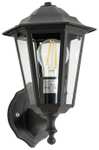 Black Outdoor Lantern Now £10 with Free Click and collect From Argos