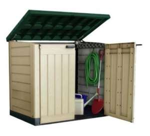 Keter Store It Out Max Green Lid Plastic Garden Storage Shed 2 - Year Guarantee w/code - (UK mainland) sold by gardenstoredirect
