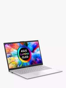 ASUS Vivobook Go 15 Laptop, AMD Ryzen 5 Processor, 8GB RAM, 256GB SSD, 15.6" OLED Full HD, Silver