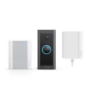 Ring Video Doorbell Wired with Plug-In Adapter and Chime £74.99 delivered @ Ring save £25.98