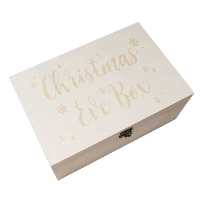 Wooden Christmas Eve Box - £3 With Click & Collect (Minimum £10 for click and collect) @ Hobbycraft