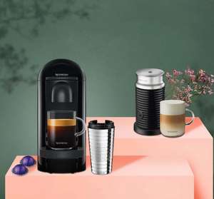 Nespresso Coffee Machine Bundle (1 Machine, 100 Capsules, 1 Travel Mug) £79 with unique code @ Nespresso