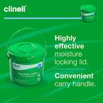 Clinell Universal Cleaning and Disinfectant Wipes Bucket - Pack of 225 - Multi Purpose Wipes, Kills 99.99% of Germs