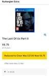 The Last of Us Part II PS4 (In-store) - £6.75 @ Tesco - grocery app
