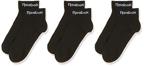 Reebok Active Core 3 Pairs Ankle Socks - Size Medium - £5 @ Amazon