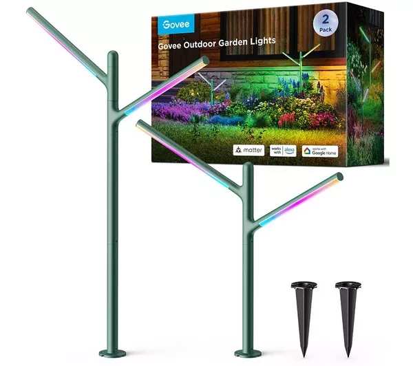 GOVEE H7086 Smart Outdoor Garden Lights - Pack of 2