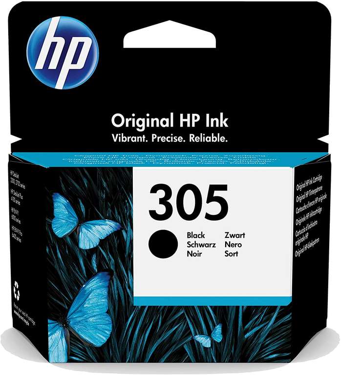HP 3YM61AE 305 Original Ink Cartridge Black £9.99 at Amazon - hotukdeals