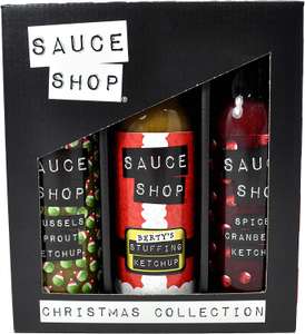 Sauce Shop Bertys Stuffing Ketchup, Spiced Cranberry Ketchup, Brussel Sprout Ketchup, 3 x 255g - £5.97 @ Amazon
