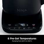 Ninja Perfect Temperature Kettle, 1.7L, LED Display, Easy to Use Kettle with Rapid Boil and Temperature Hold, Matte Black, KT200UK