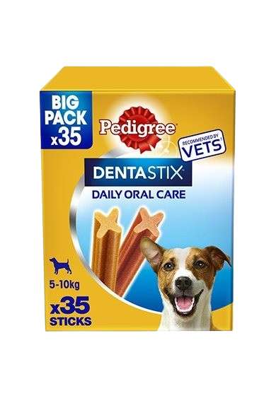 Pedigree Dentastix Daily Adult Small Dog Treats Dental Sticks x35 550g @ Sainsburys Hammersmith
