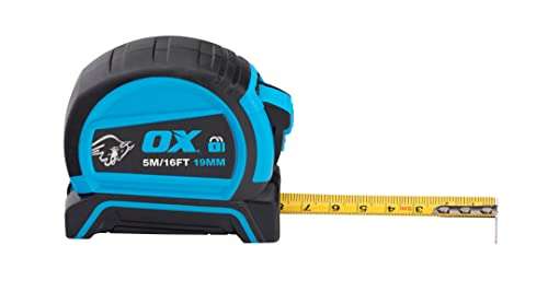 OX Pro Dual Auto Lock Tape Measure Twinpack - 5m / 16ft