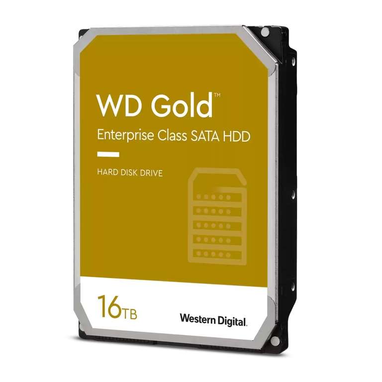 WD Red Pro NAS Hard Drive 16 TB / WD Gold Ent. Class SATA Hard Drive 16 TB - 7200rpm, 512 MB Cache + 5% TCB - £274.99 each @ Western Digital