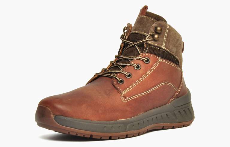 Hush Puppies Mens Premium Urban Outdoor Boots (Real Leather) with code (Size 6-12)