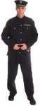 Dress Up America Police Costume For Adults - Shirt, Pants, Hat, Belt, Gun Holster and handcuffs Cop Set - Size Large