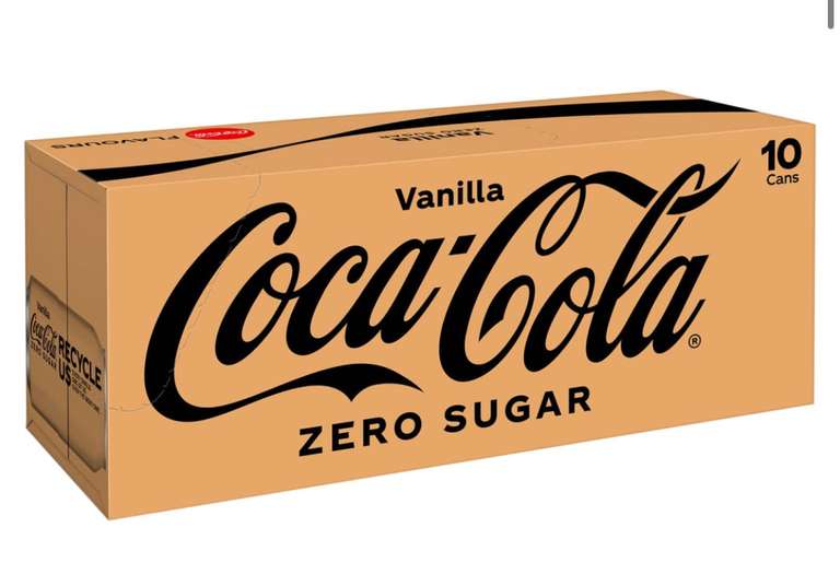 Coca-Cola Zero Sugar Vanilla 10 x 330ml - £2 instore @ B&M (Charlton, London)
