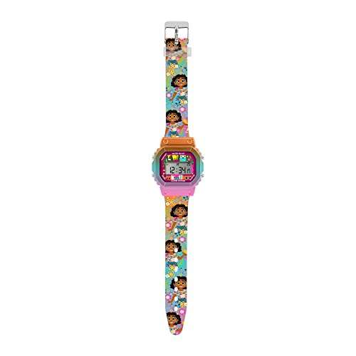 Disney Girl's Digital Quartz LCD Watch with Silicone Strap - with 1 year guarantee