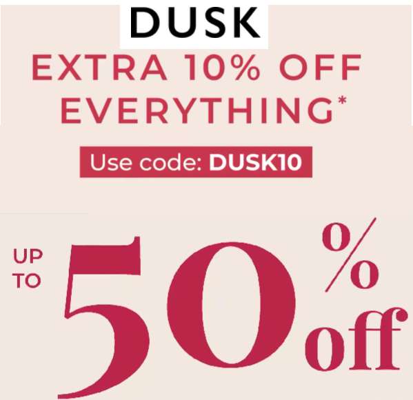 Up to 50% off the Sale + Extra 10% off £50 Spend