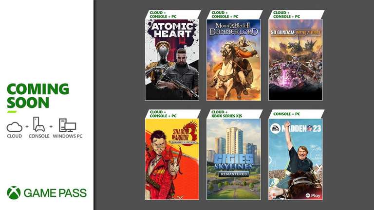 Xbox Game Pass Additions - Madden NFL 23, Mount & Blade II: Bannerlord, Shadow Warrior 3: Definitive Edition and More