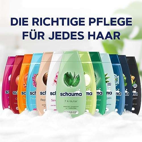 Schauma Caffeine Shampoo Hair Activator (400 ml), Hair Shampoo Promotes the Release of Growth Factors, Strengthens Hair - Amazon EU