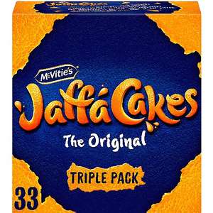 McVitie's Jaffa Cakes Original Triple Pack Biscuits x33 - £1.50 @ Sainsburys