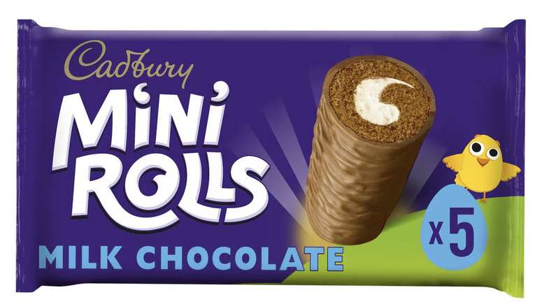 Cadbury Chocolate Mini Roll 5 Pack - Clubcard Price