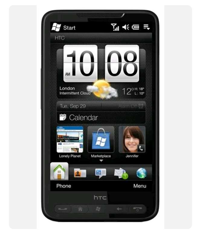 HTC HD HD2 Phone T8585 Microsoft Windows Mobile - Black (Unlocked) Used Excellent - £6.50 / Good Grade £5.99 Delivered @ Mobstars / eBay
