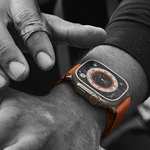 Apple Watch Ultra (GPS + Cellular, 49mm) Smart watch - Titanium Case with Starlight Alpine Loop