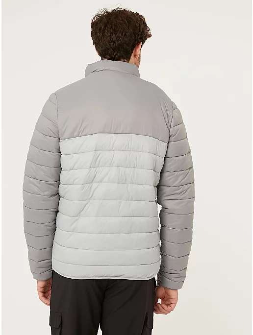 Grey Padded Lightweight Jacket - £10 (Free Click & Collect) @ Asda George