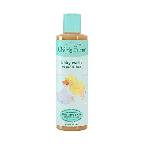 Childs Farm Fragrance Free Baby Body Wash, 250ml - £2.99 / £2.69 Subscribe & Save @ Amazon
